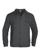 Casual Jacquard Checkered Loose Knit Work Shirt For Men