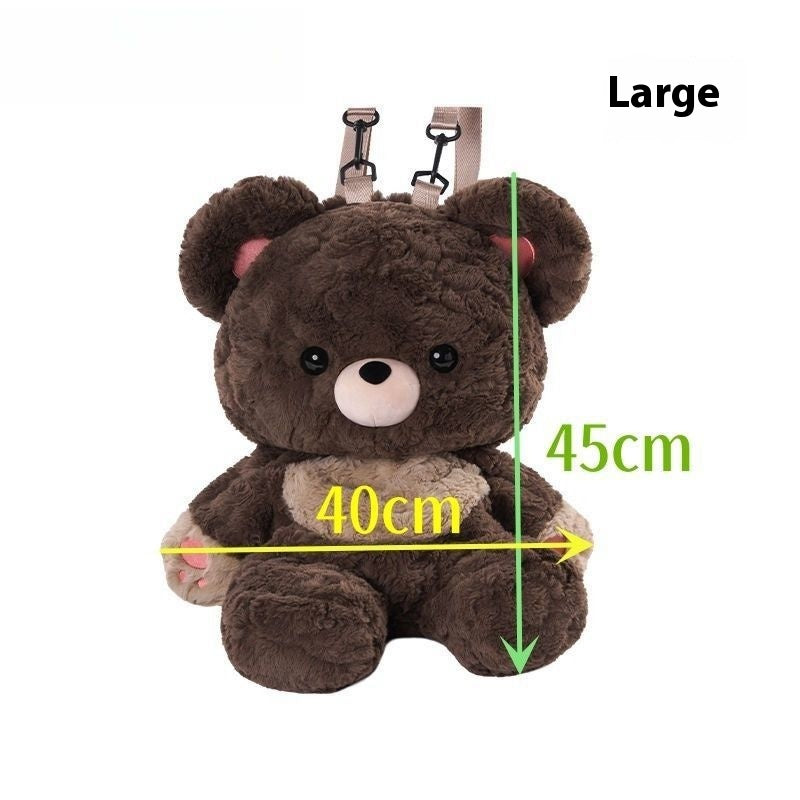 Sac Peluche Ours Love Bear – Petit Sac à Dos Mignon Femme/Homme