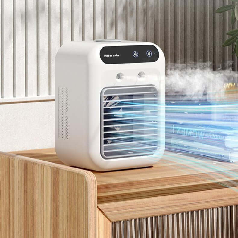 Climatiseur portable, refroidisseur d'air, ventilateur, refroidissement à eau, climatisation pour chambre, bureau, voiture