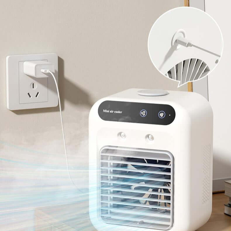 Climatiseur portable, refroidisseur d'air, ventilateur, refroidissement à eau, climatisation pour chambre, bureau, voiture