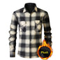 Mens Fashionable Casual Cotton-Quilted Long-Sleeve Cardigan