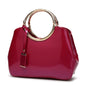 Patent Leather Ring Handbag