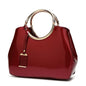 Patent Leather Ring Handbag