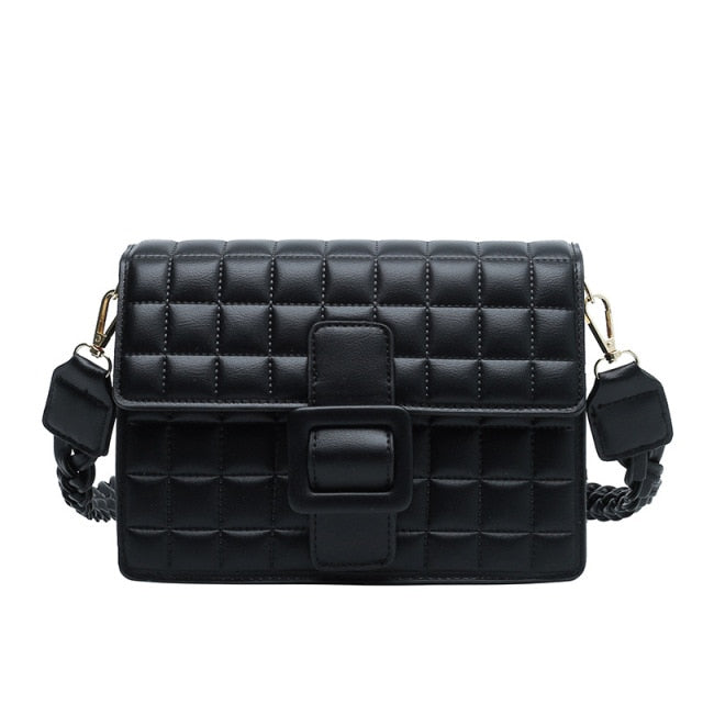 Braided Strap Shoulder Bag