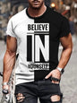Men's Summer Loose Breathable Round Neck T-shirt