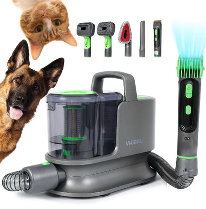 Daski Vkiskli Kit d'aspirateur pour toilettage et toilettage pour animaux de compagnie