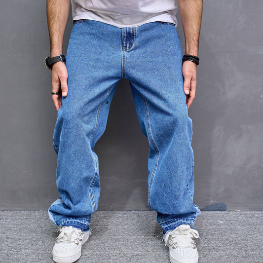 Jeans décontractés Vintage pour hommes, tendance de Style américain