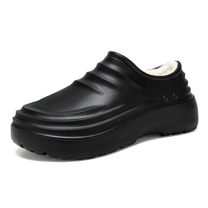 Insulated Chef Shoes Closed-toe Cotton Shoes For Men