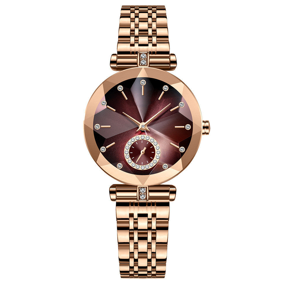 Montre-bracelet en acier pour femmes,