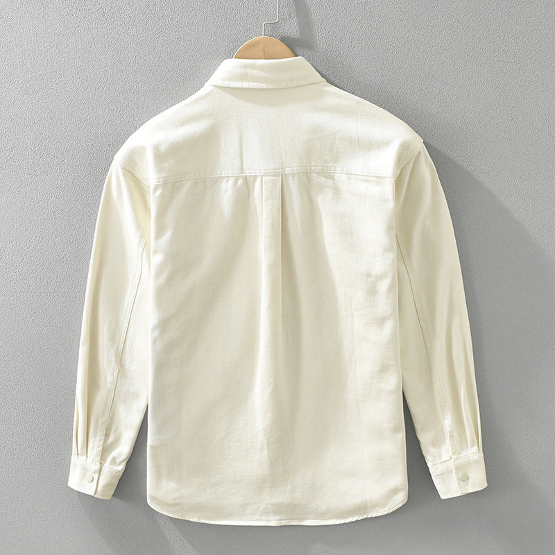 Vêtements de travail couture homme mode décontracté polyvalent artistique haut ample