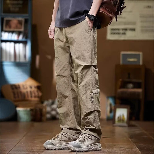 Men's Casual Pants American-style Straight-leg Pants