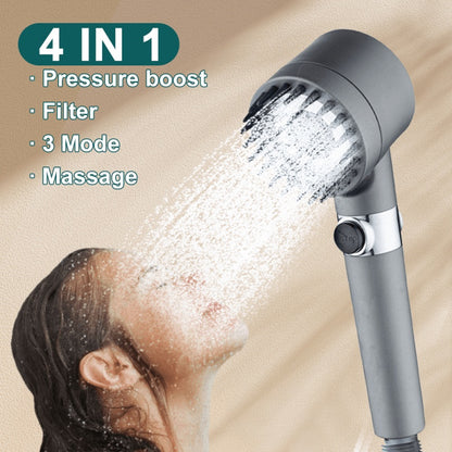 Pommeau de douche à 3 modes, tête de douche à haute pression | filtre portable | robinet de pluie | salle de bain | accessoires innovants pour la maison