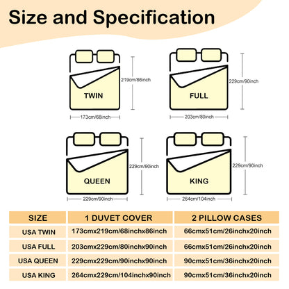 Ensemble Parure Lit 3 Pièces Bleu Blanc Floral Polyeste