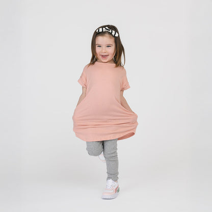 Cloud Rolled Sleeve Dress