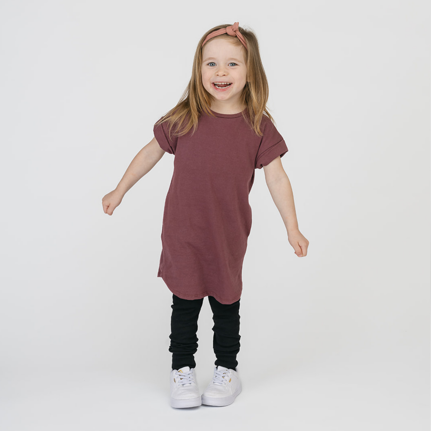 Cloud Rolled Sleeve Dress