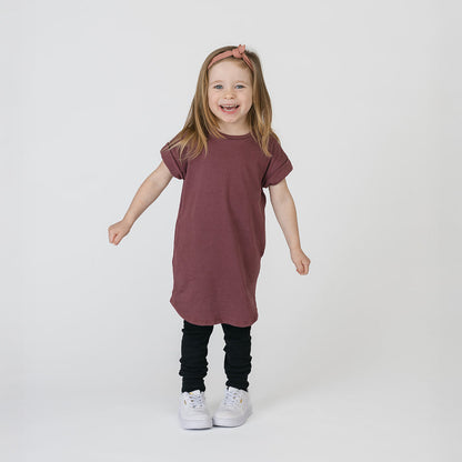 Cloud Rolled Sleeve Dress