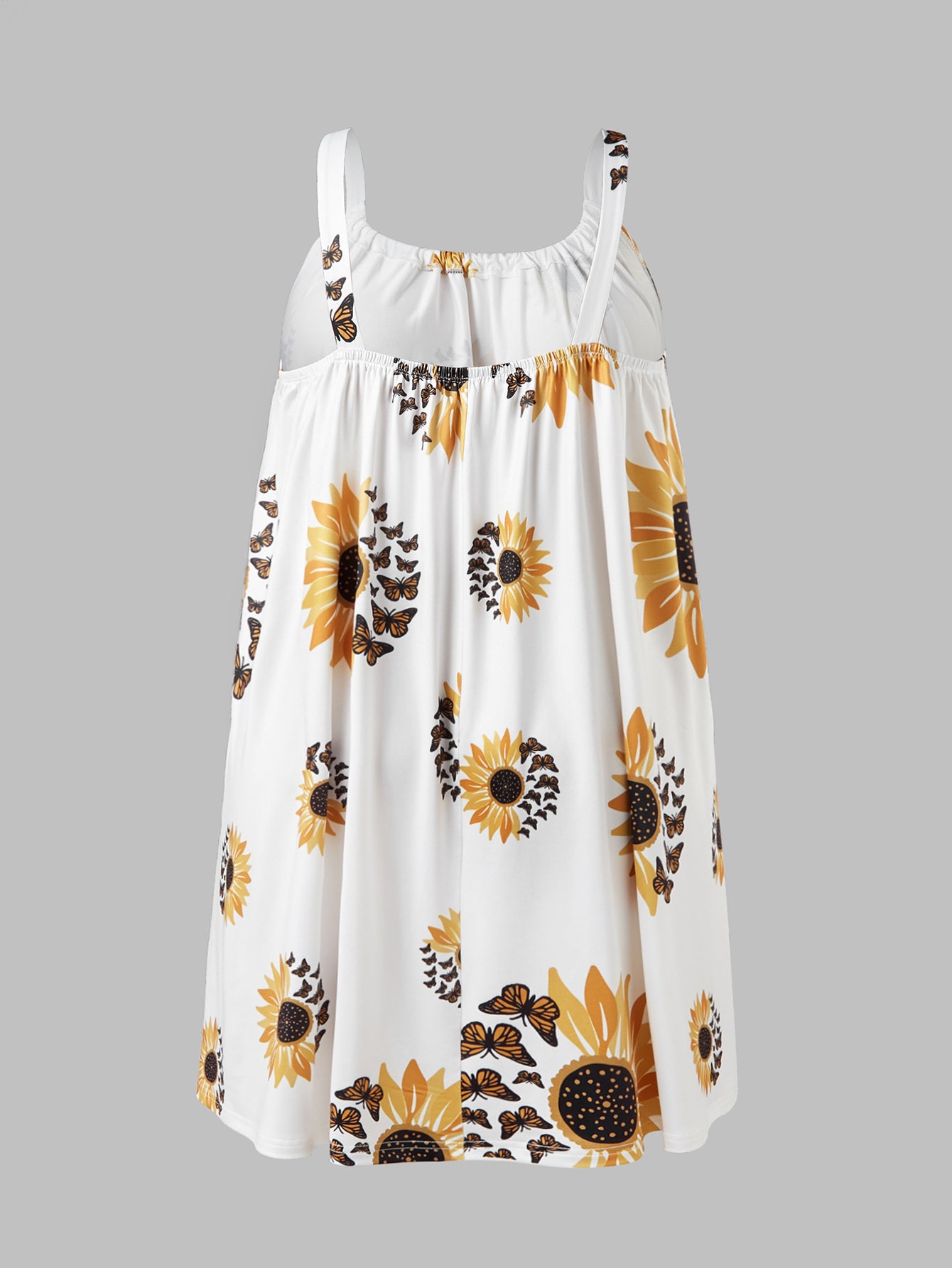 Robe ample sans manches grande taille