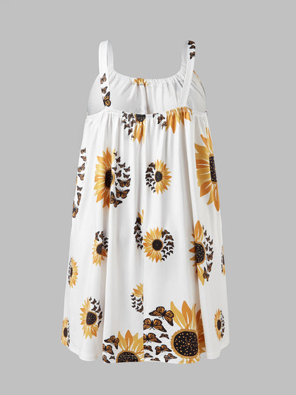 Robe ample sans manches grande taille