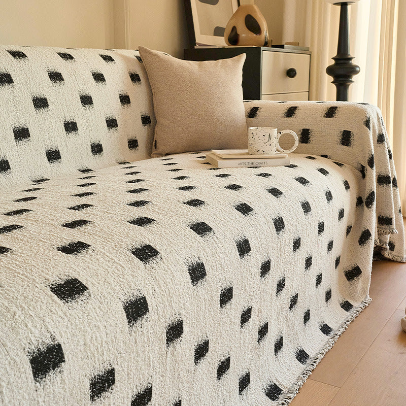 Nordic Cream Style Sofa Cover Modern Light Luxury Four Seasons Universal