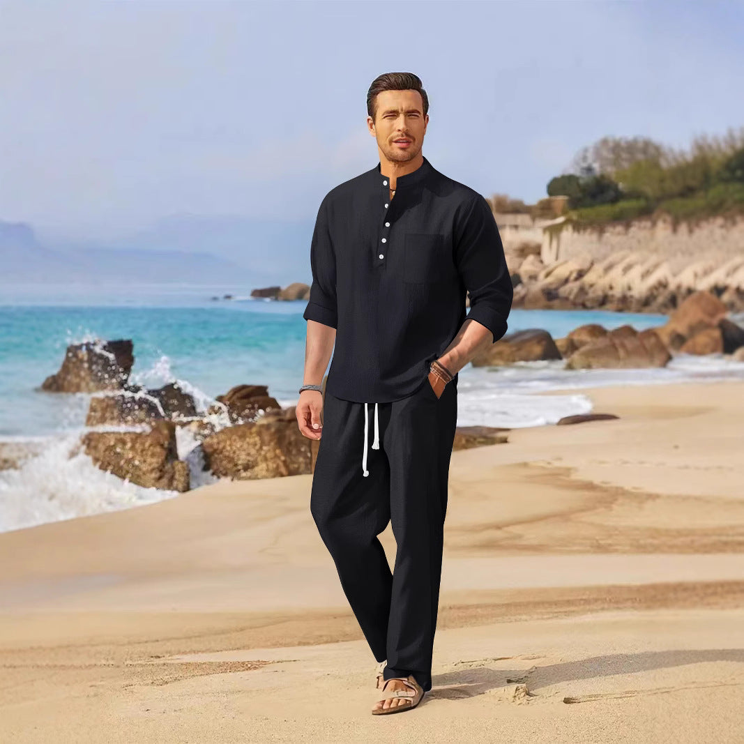 SpringSummer Men's Casual Loose Set