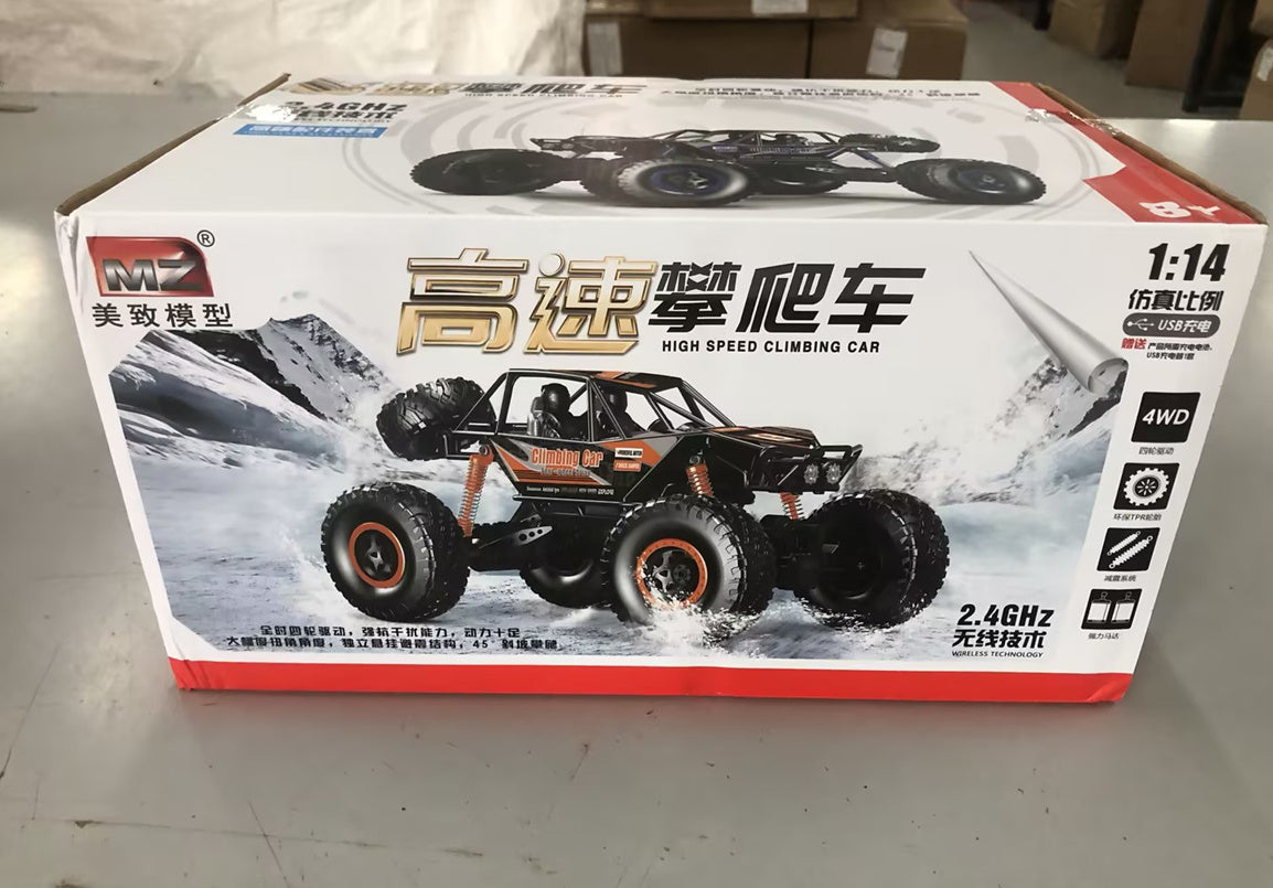 Voiture RC 4WD Haute Vitesse 2,4 GHz – Camion Télécommandé Tout-Terrain pour Enfants | Buggy Électrique Puissant