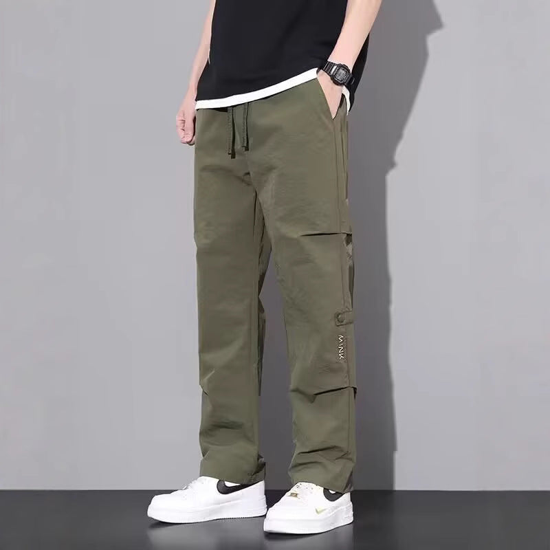 Men's Casual Pants American-style Straight-leg Pants