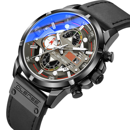 Hommes de Montre De Sport Lumineuse Mode Multifonctionnel