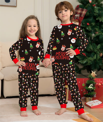 pyjamas de Noël, famille