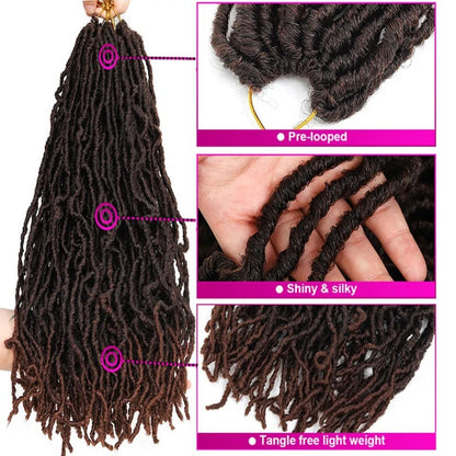 perruque NuLocs tressage cheveux dreadlocks