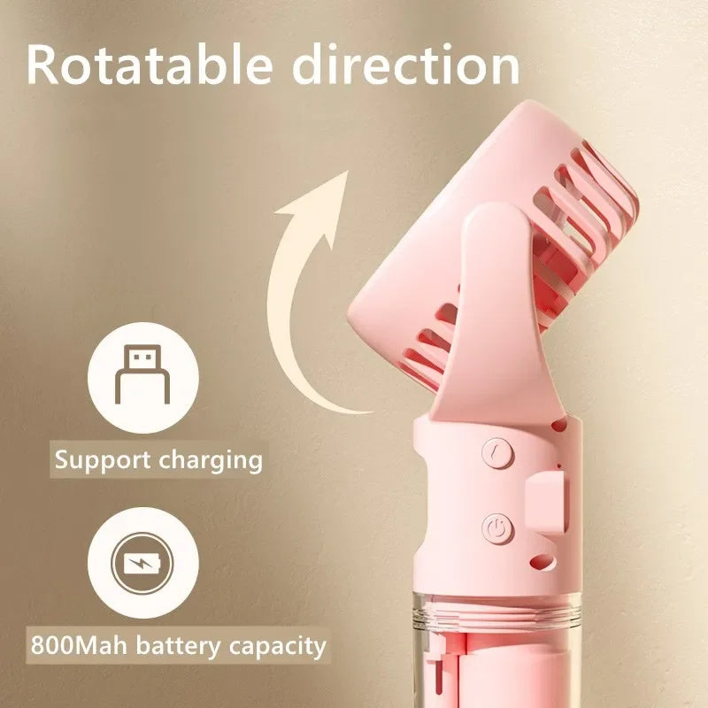 Ventilateur portable à pulvérisation d'eau à 4 vitesses